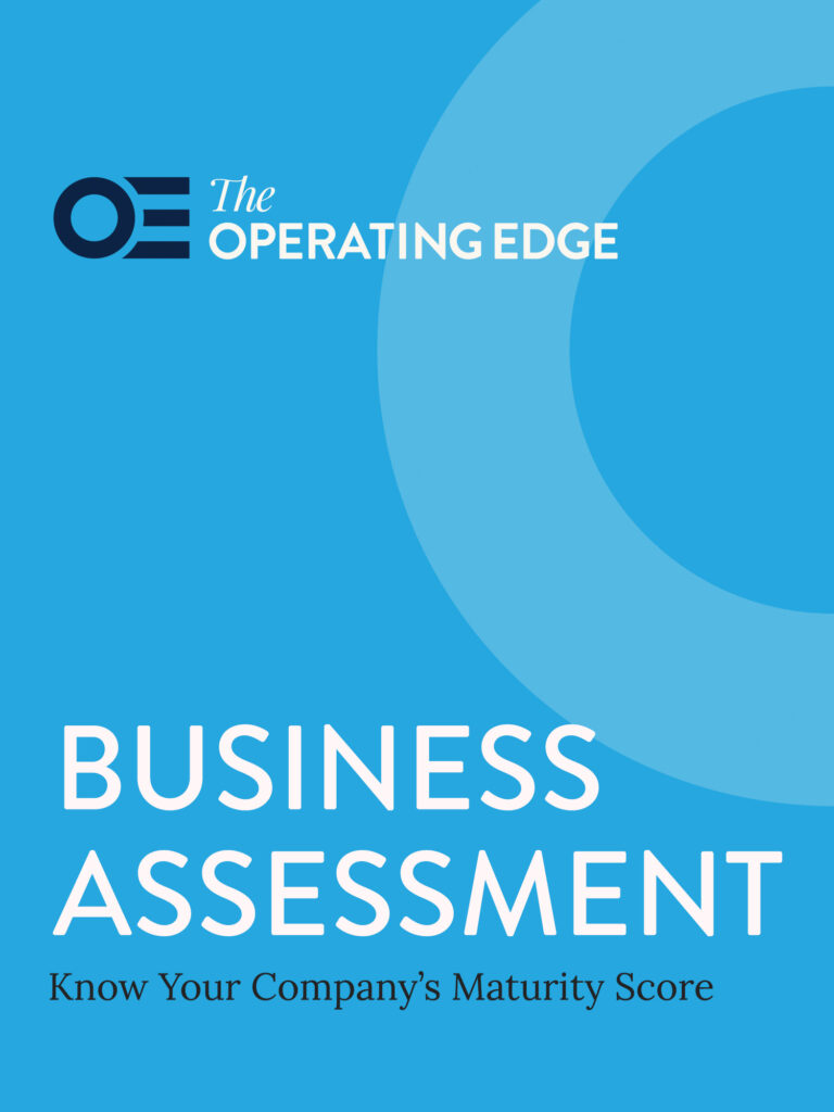 Cover graphic for the business assessment